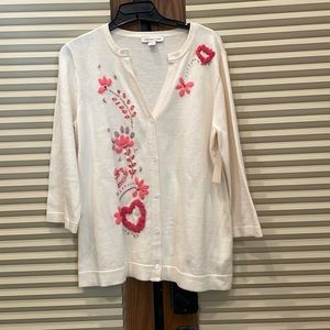 Beautiful NWT Coldwater Creek 3/4 sleeve sweater